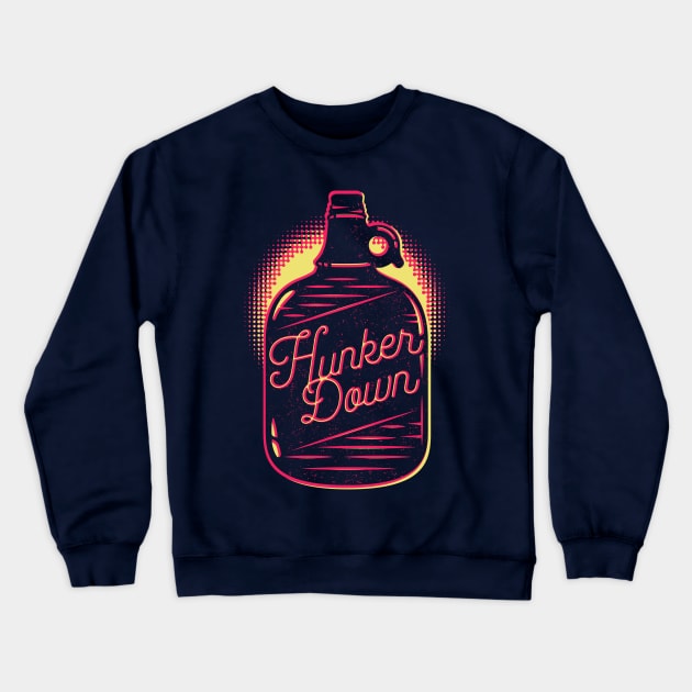 Hunker Down Crewneck Sweatshirt by visualcraftsman